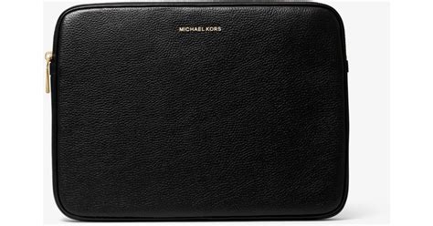 michael kors pebbled laptop case